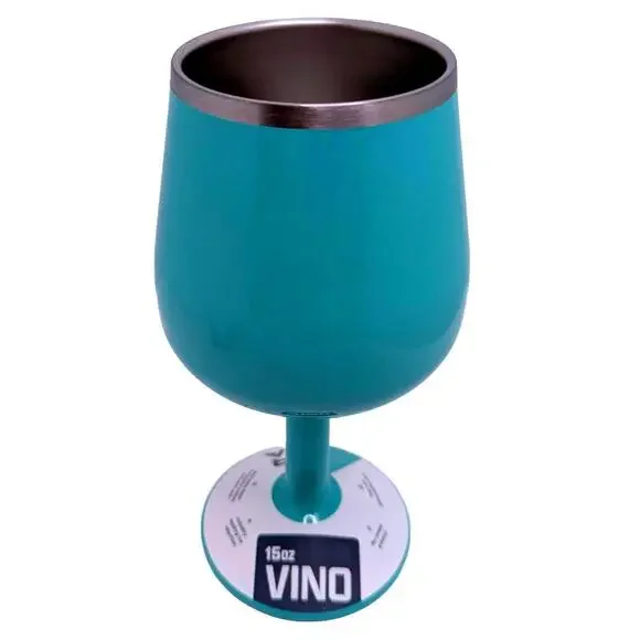 ORCA Vino 15oz Seafoam Wine Cups w/ Lid 2 Pack Insulated Stainless Steel - Picture 6 of 9